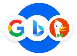 Official 60sec.site illustration representing built-in SEO features