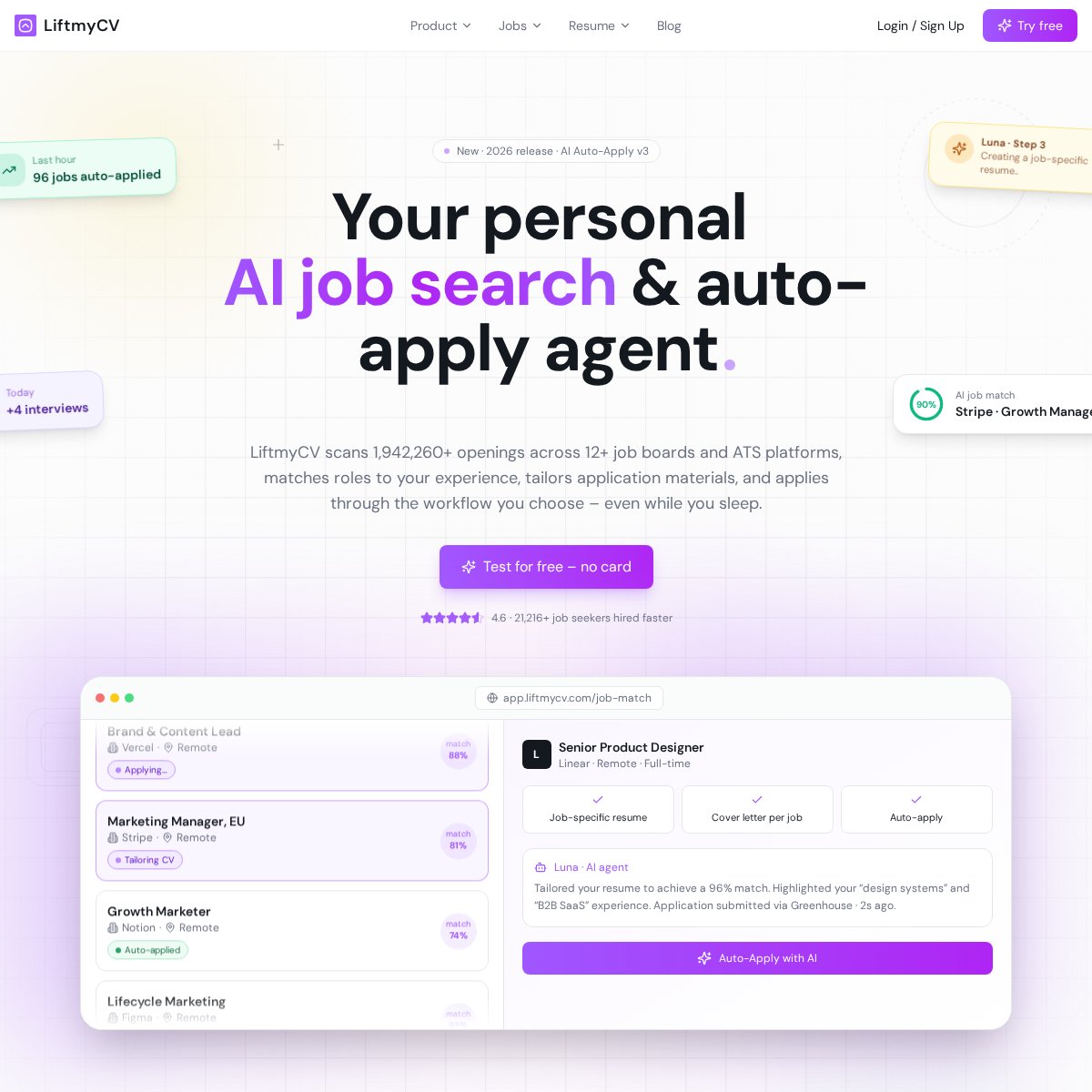LiftmyCV preview image